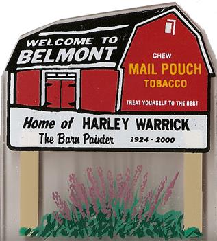 MINI BELMONT SIGN (2.75")